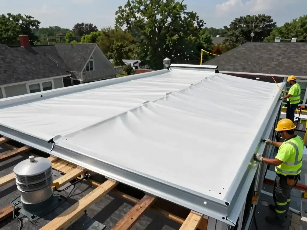 Commercial roof replacement in Daly City, CA